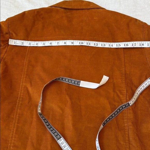 Vintage 70s Rockabilly Western Brad Whitney Men's Brown Corduroy Jacket - Picture 7 of 8